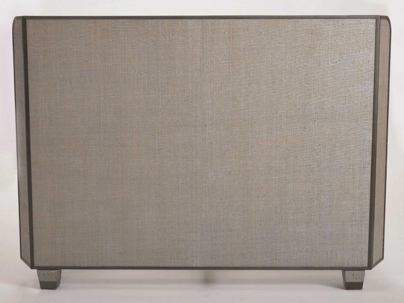 Argento King Platform Bed in Pewter Gray Acacia Wood