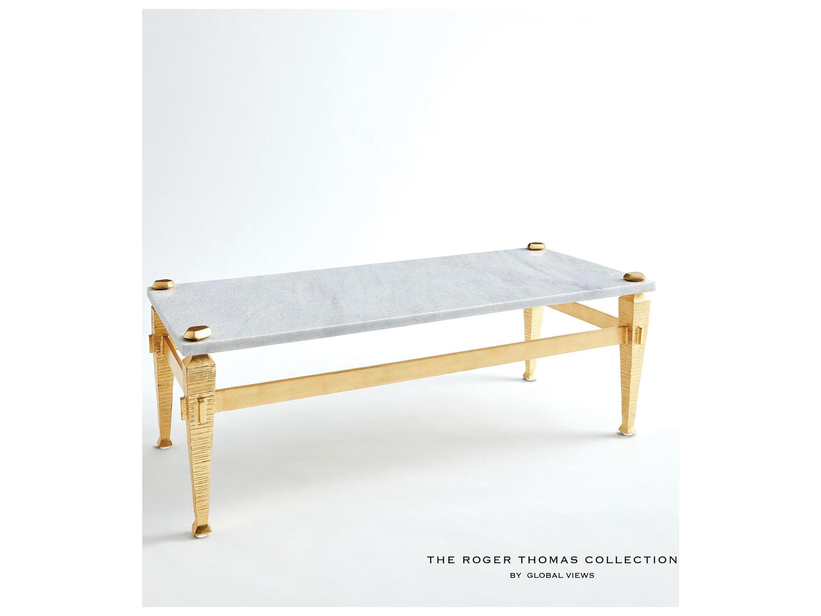 Rectangular Marble Coffee Table