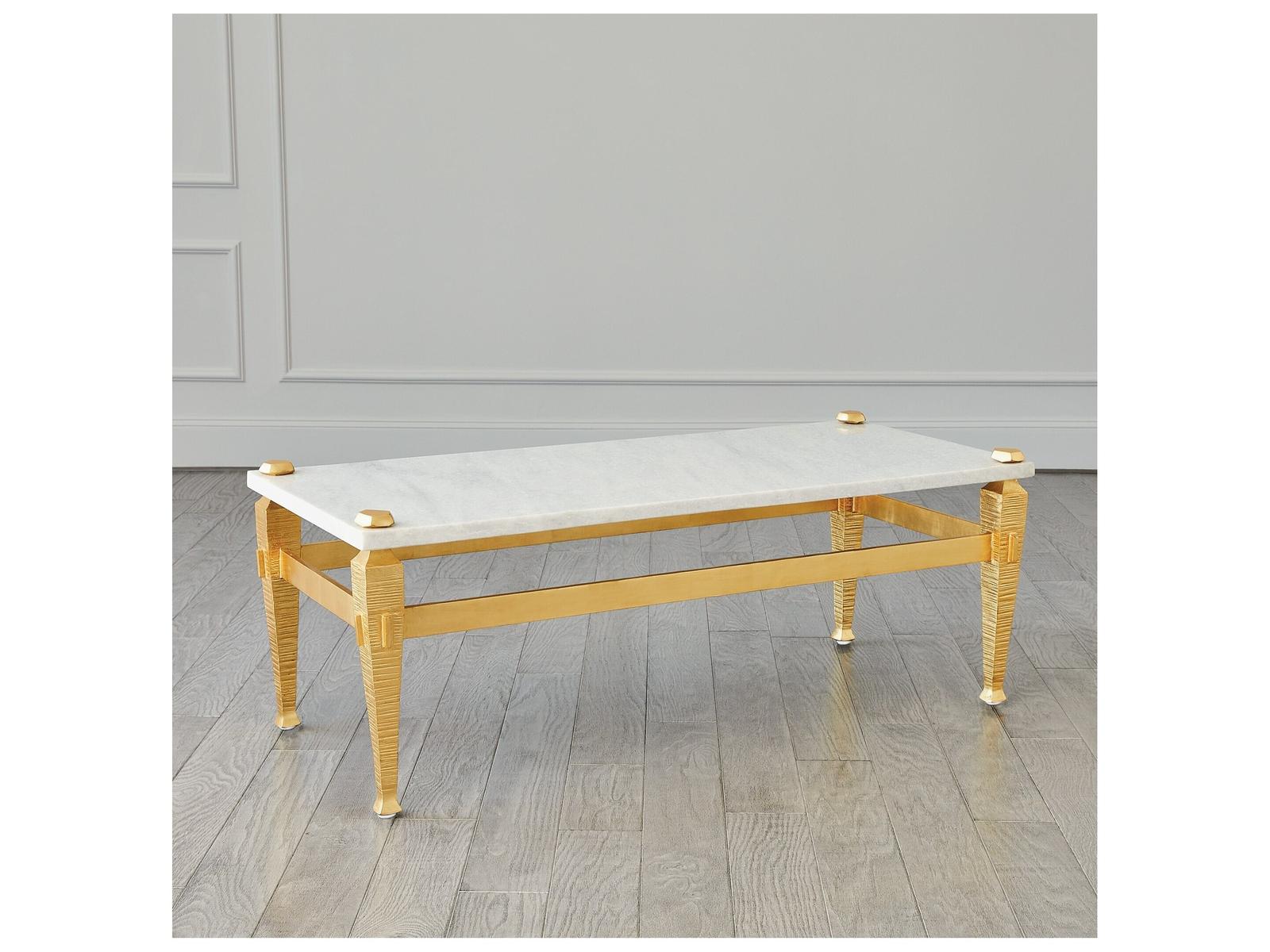 Rectangular Marble Coffee Table