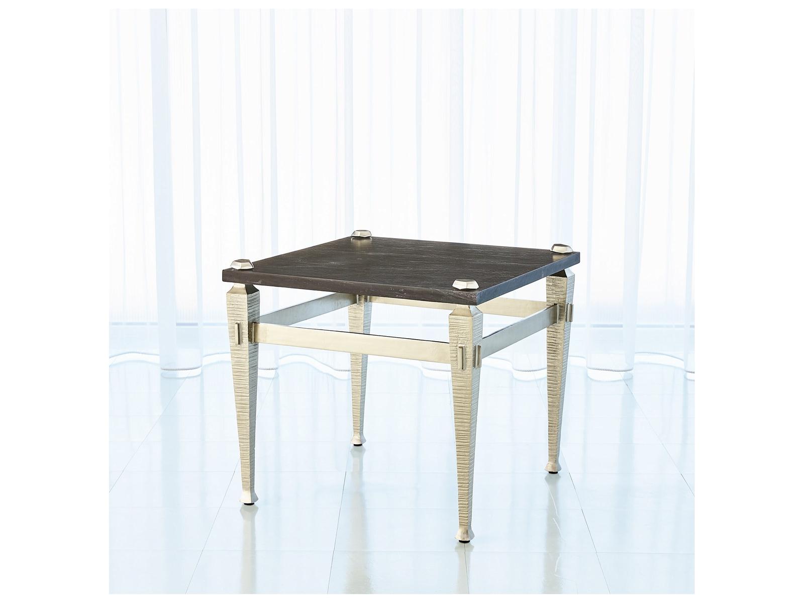 Square Marble End Table