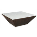 Century Furniture Compositions Cocktail Table with Marble Top
