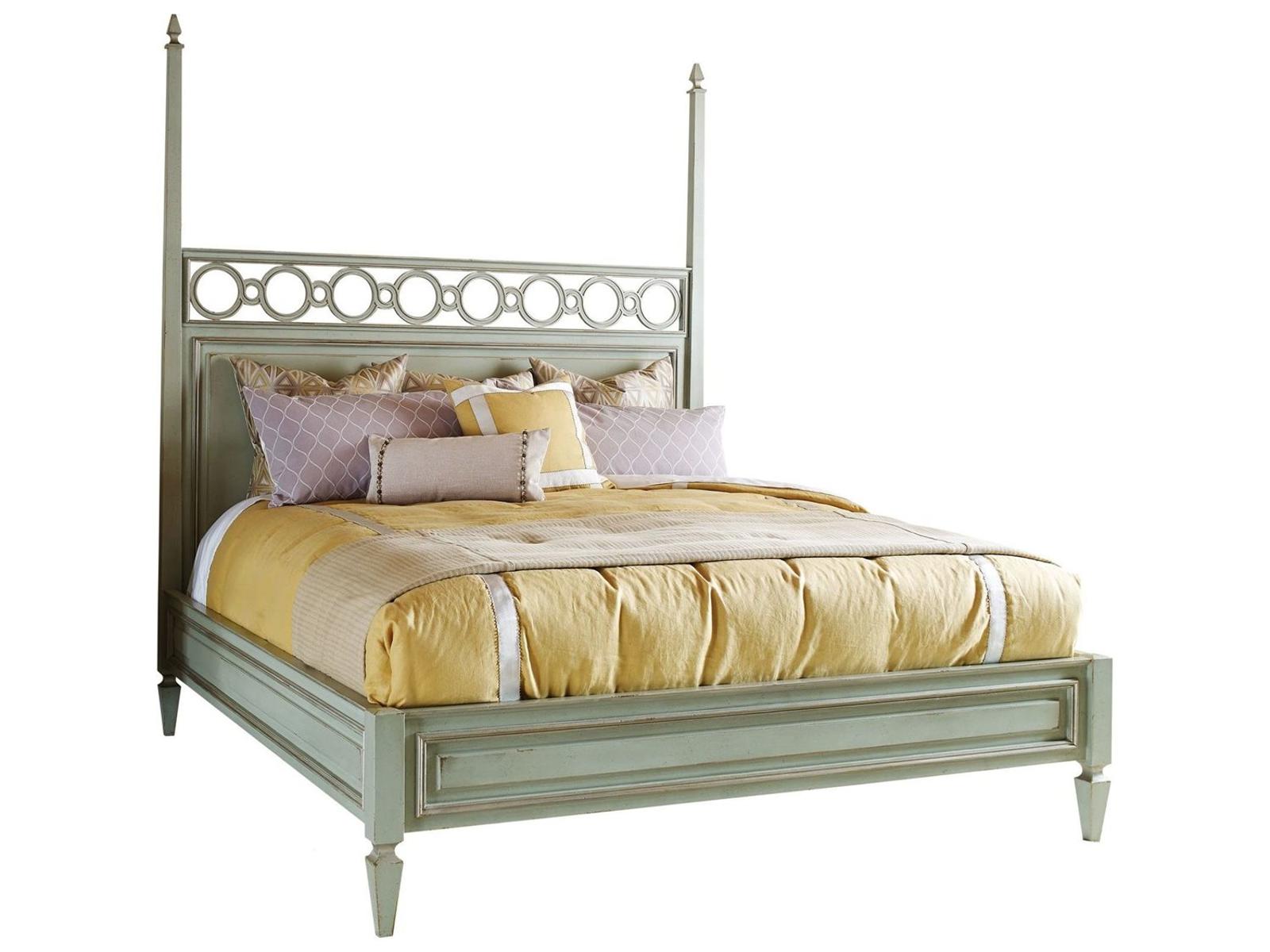 Tiffany Link Queen Panel Bed with Custom Finish Options