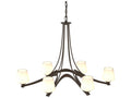 Hubbardton Forge Ribbon 6-Light Oval Chandelier