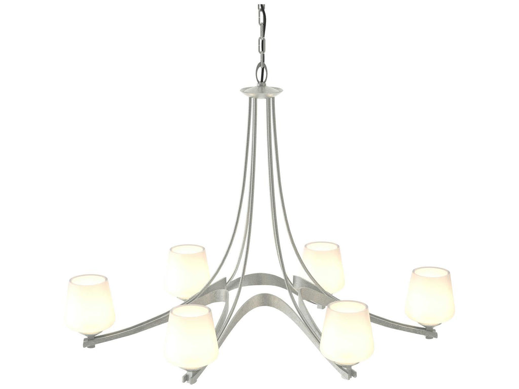 Hubbardton Forge Ribbon 6-Light Oval Chandelier