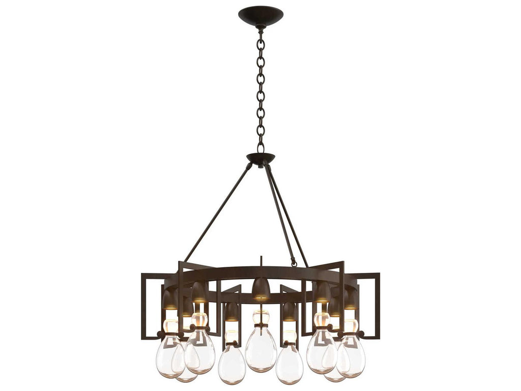 Hubbardton Forge Apothecary 9-Light Circular Chandelier