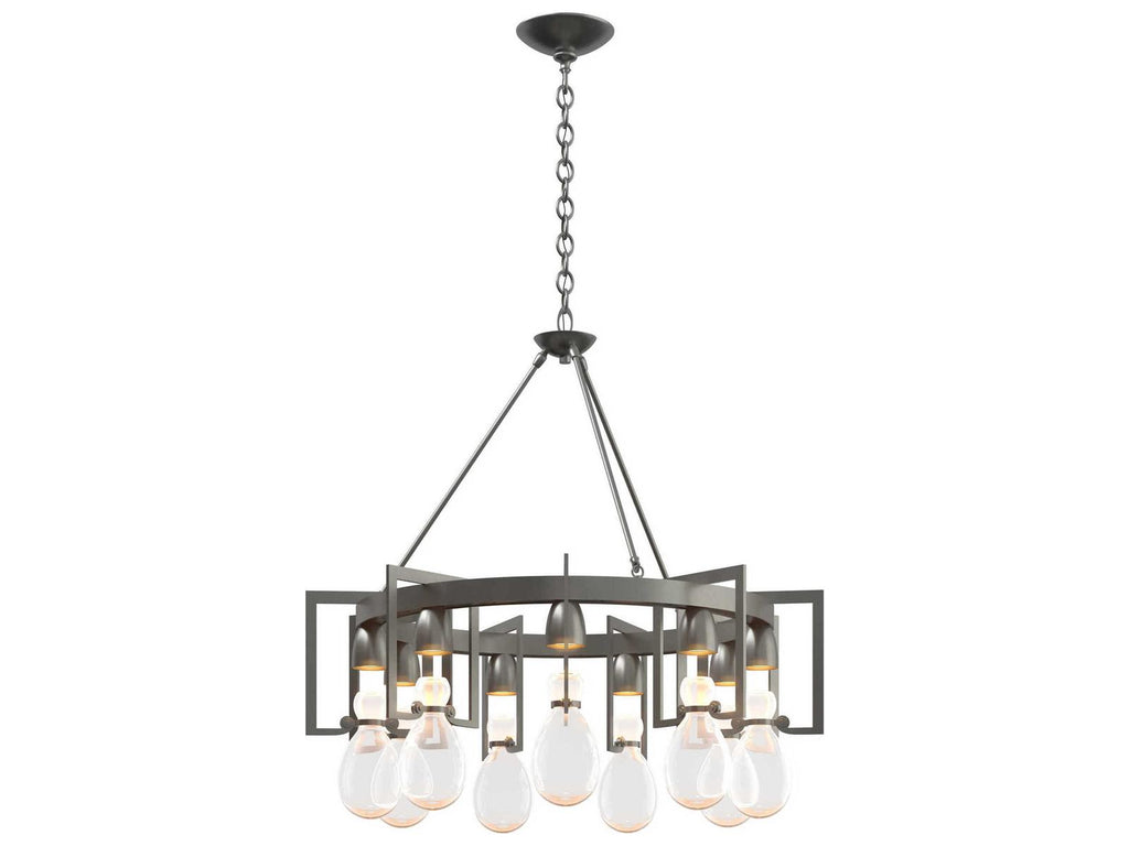 Hubbardton Forge Apothecary 9-Light Circular Chandelier