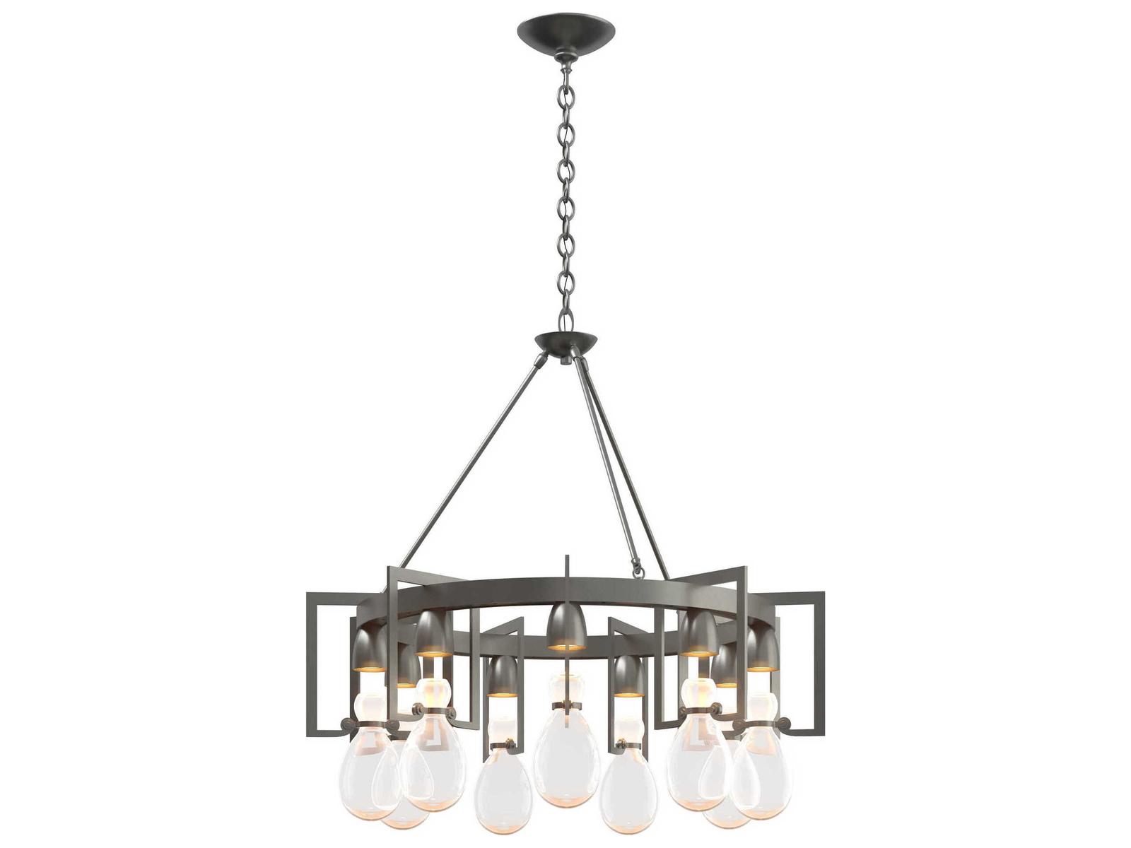 Hubbardton Forge Apothecary 9-Light Circular Chandelier