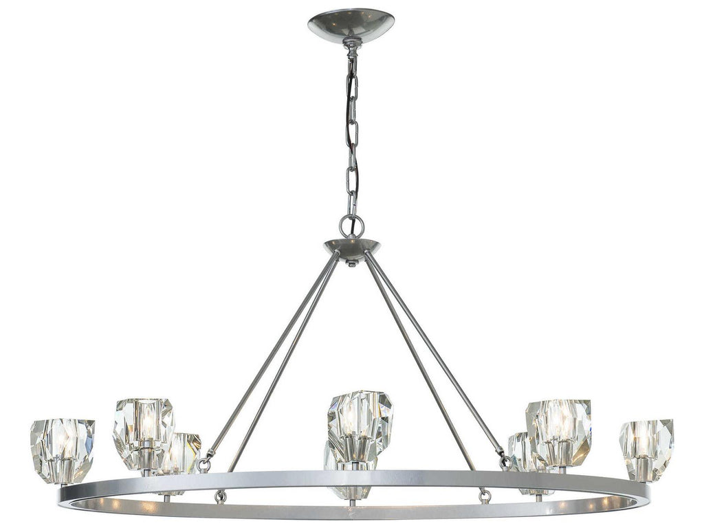 Hubbardton Forge Gatsby 8-Light Oval Chandelier