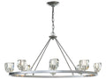 Hubbardton Forge Gatsby 8-Light Oval Chandelier