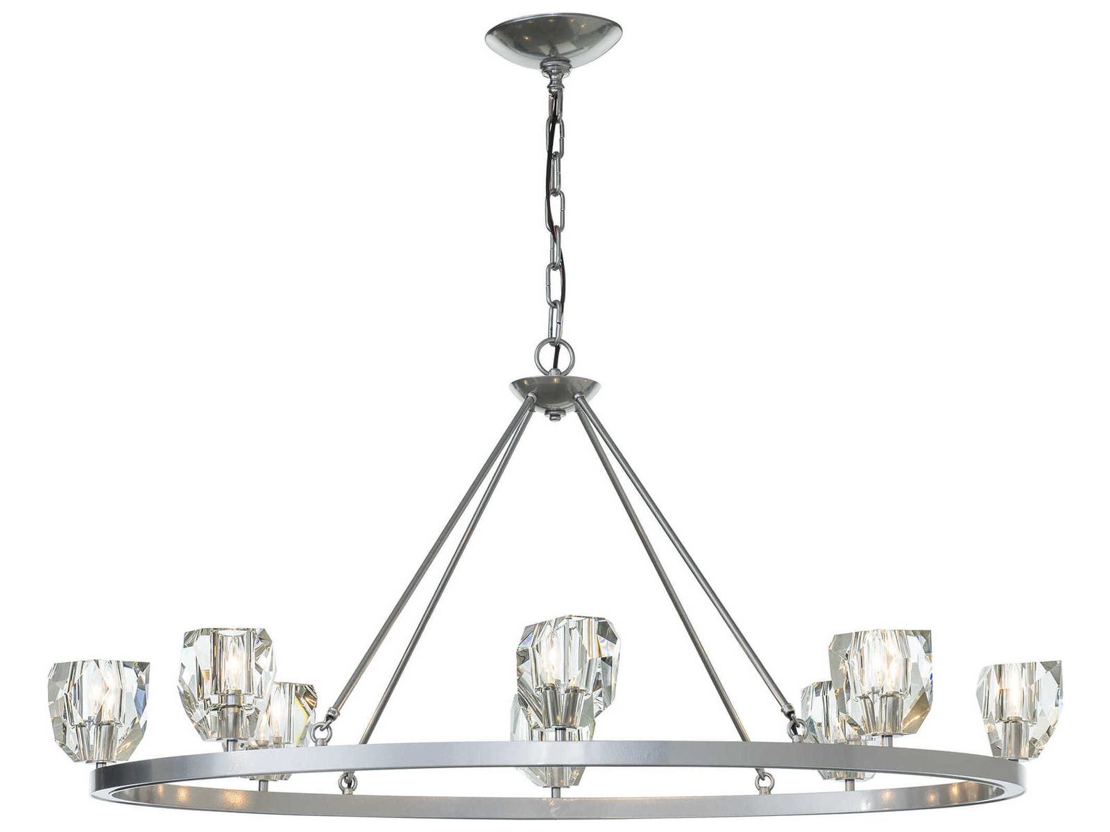 Hubbardton Forge Gatsby 8-Light Oval Chandelier
