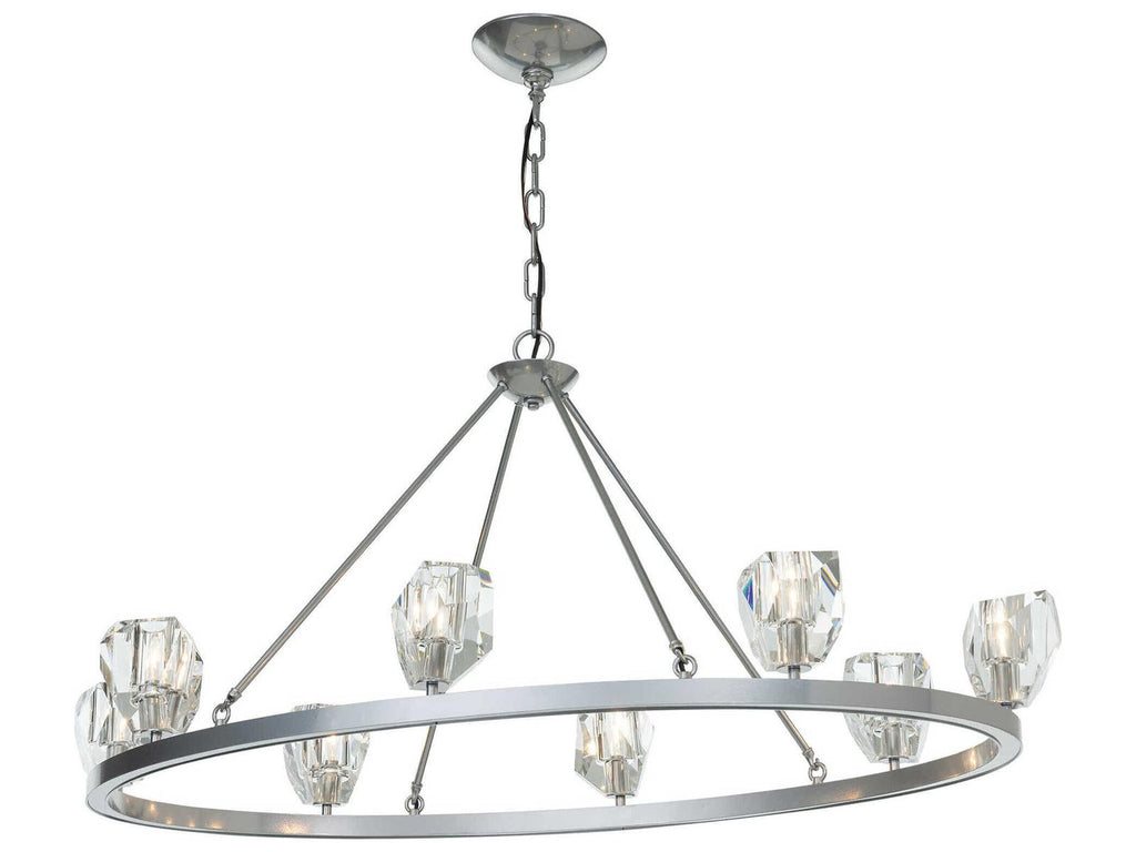 Hubbardton Forge Gatsby 8-Light Oval Chandelier