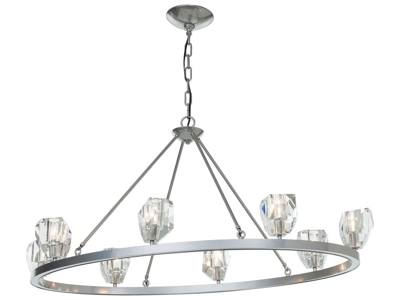 Hubbardton Forge Gatsby 8-Light Oval Chandelier