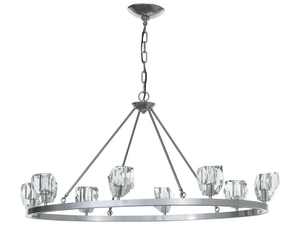 Hubbardton Forge Gatsby 8-Light Oval Chandelier