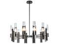 Hubbardton Forge Summit 12-Light Round Chandelier