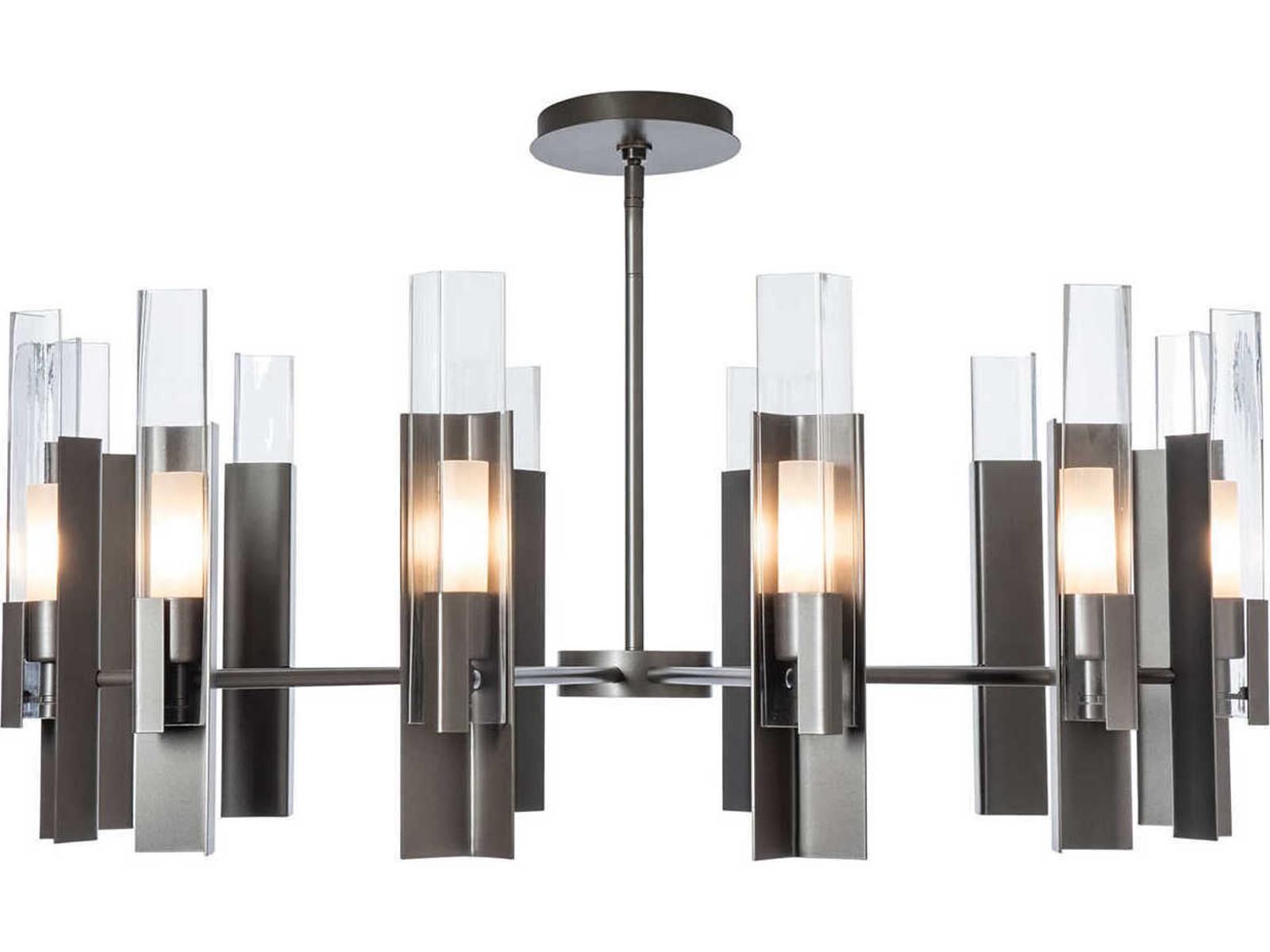 Hubbardton Forge Summit 12-Light Round Chandelier