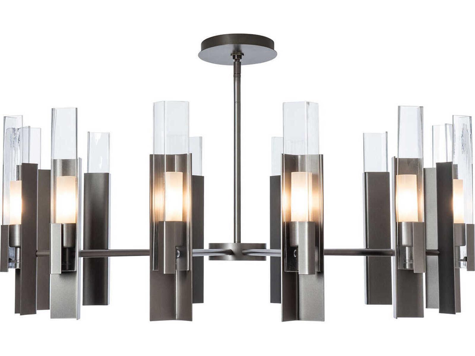 Hubbardton Forge Summit 12-Light Round Chandelier