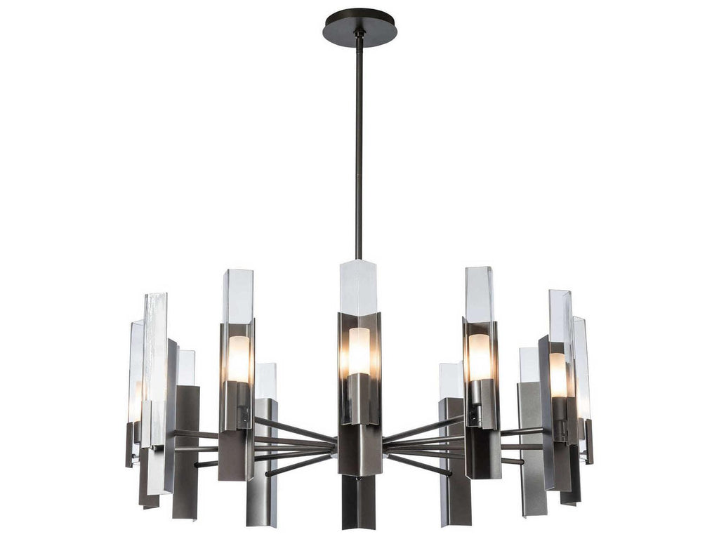Hubbardton Forge Summit 12-Light Round Chandelier