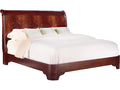 Traditional King Size Sleigh Bed in Mahogany Wood
