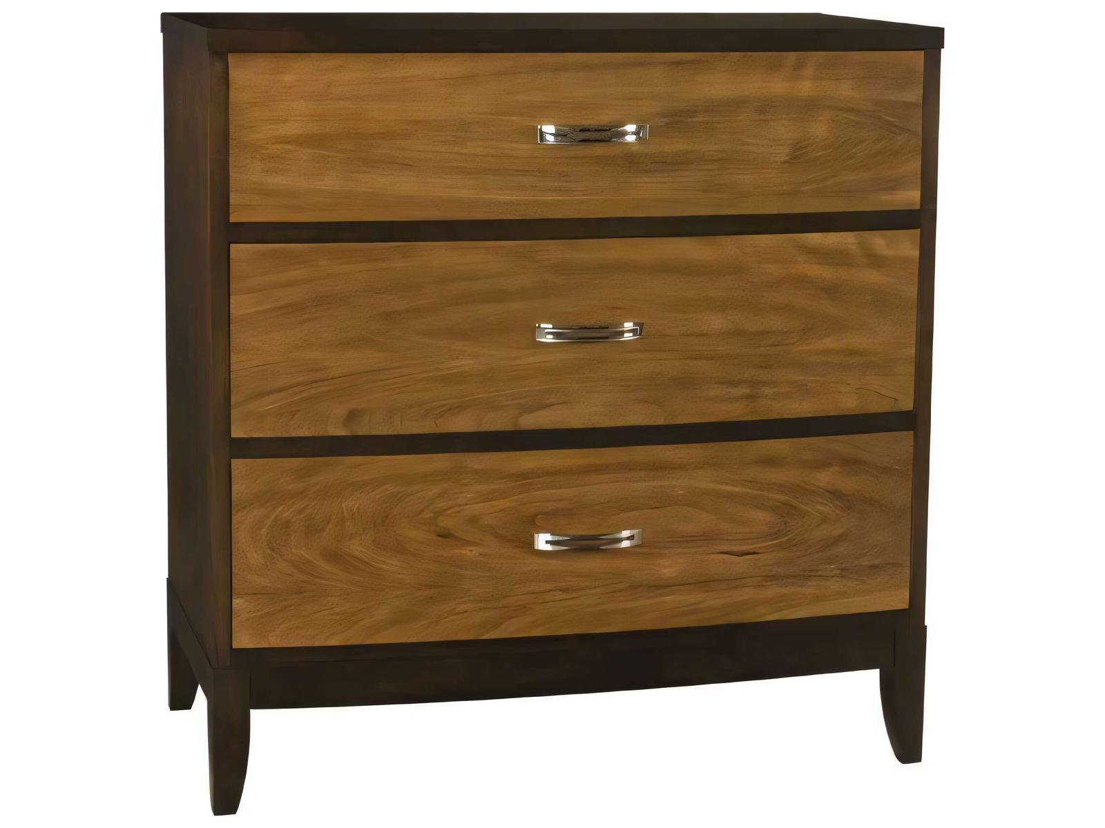 Bowfront 3-Drawer Dresser