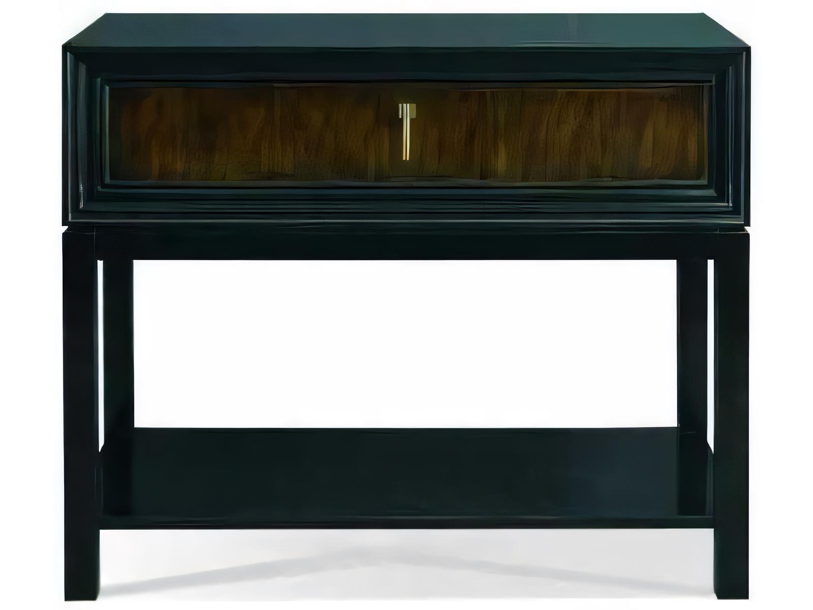 Greg Rectangular End Table with Espresso Wood Finish