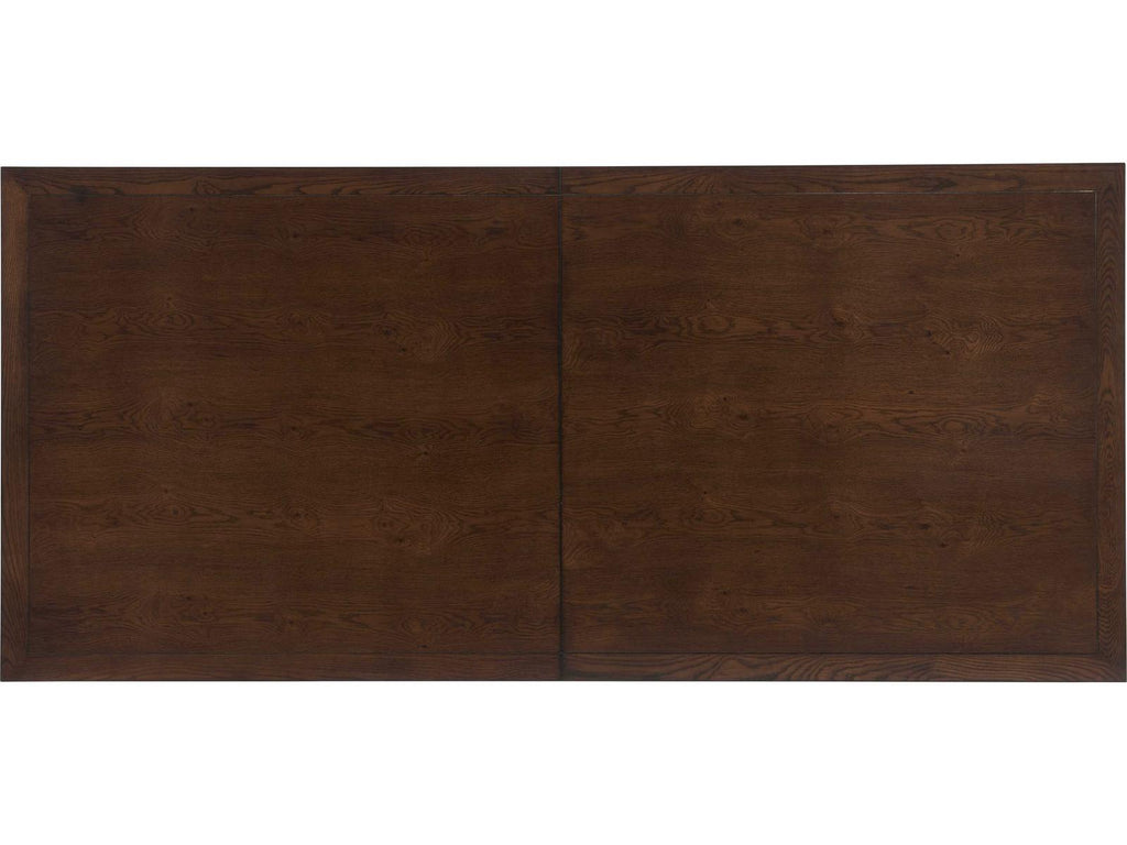 Odyssey Rectangular Extendable Dining Table with Modern Walnut Top