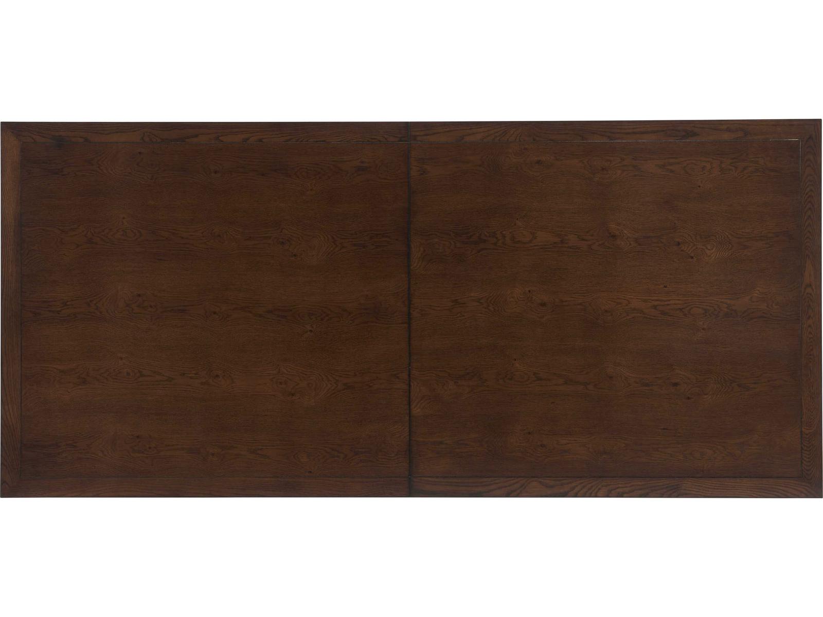 Odyssey Rectangular Extendable Dining Table with Modern Walnut Top