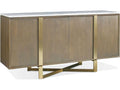 Odyssey 72-Inch Ash Wood Sideboard with Stone Top in Vintage Grey