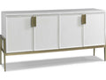 Odyssey 72-Inch Ash Wood Sideboard in Sugar Colza Finish