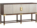 Trellis Graham Sideboard in Modern Walnut with Silver Fox Doors