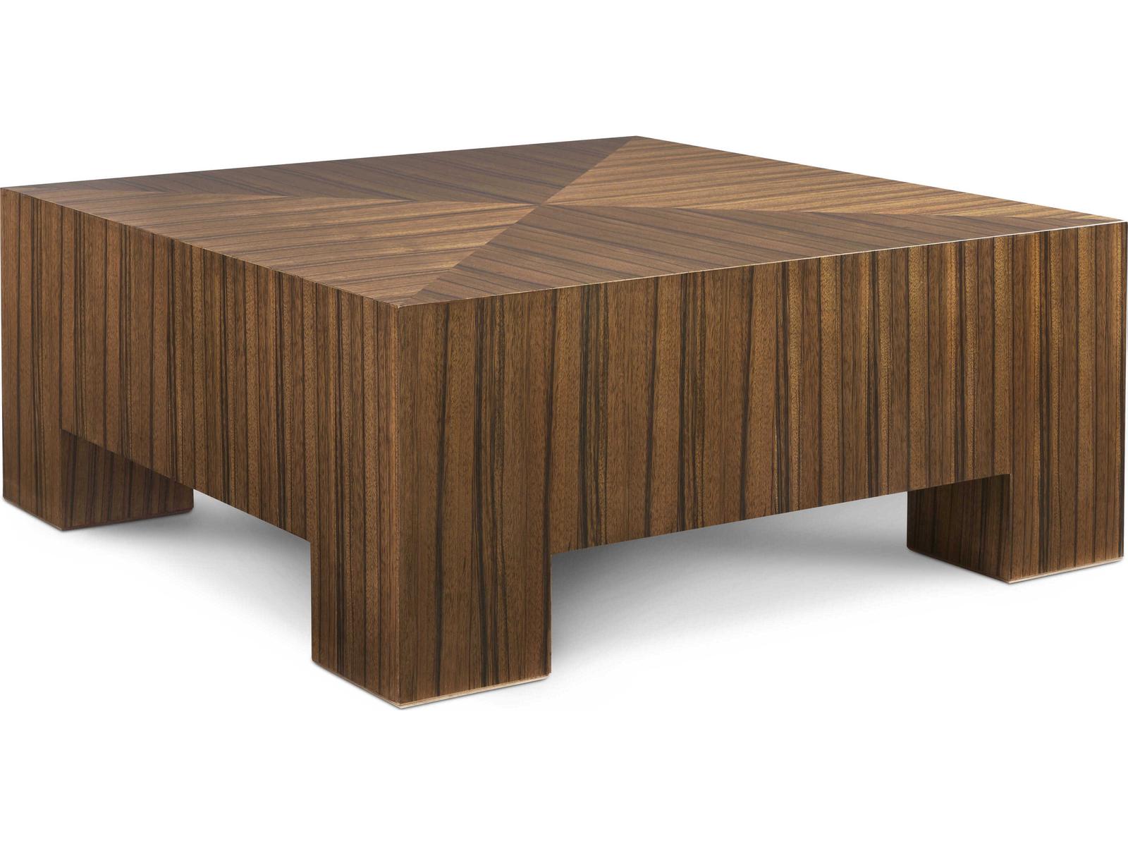 Journey The World Square Wood Vienna Cocktail Table