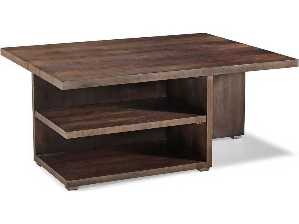 Modern Retreat Rectangle Coffee Table in Modern Walnut
