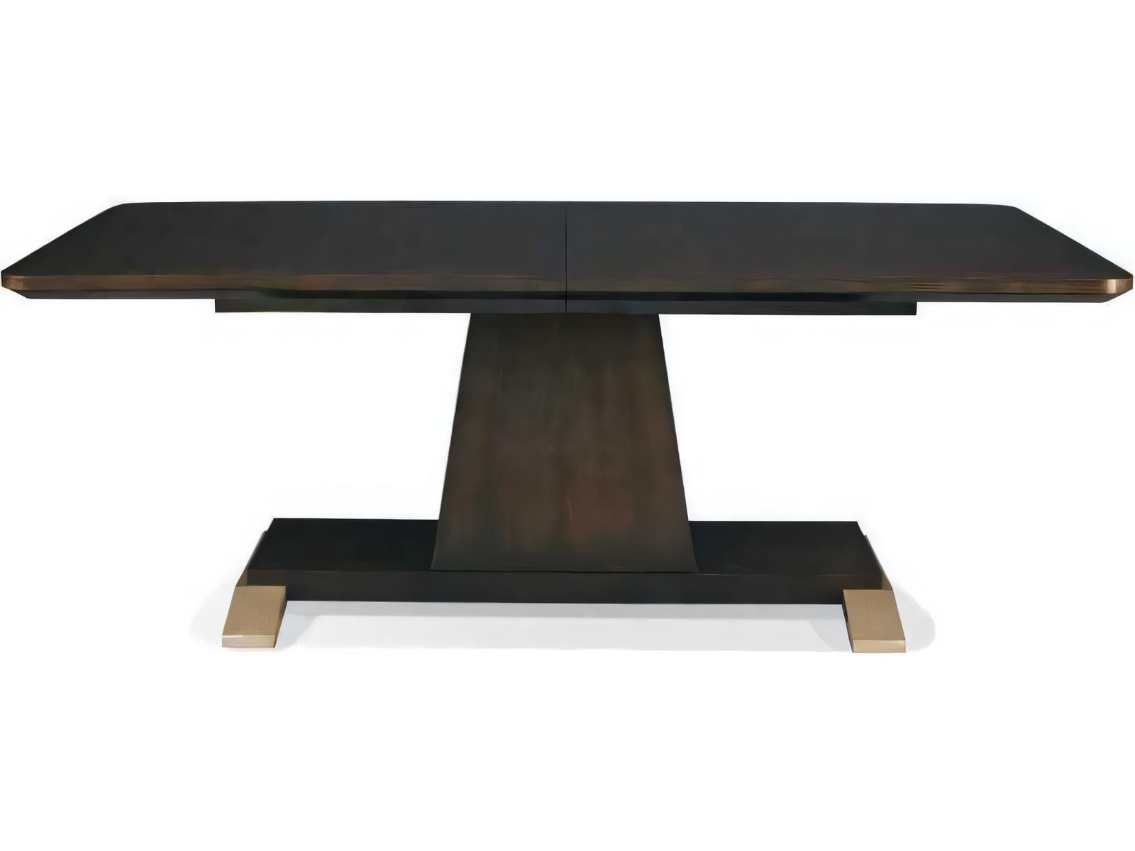 Westport Rectangular Wood Extension Dining Table in Cotswold Finish