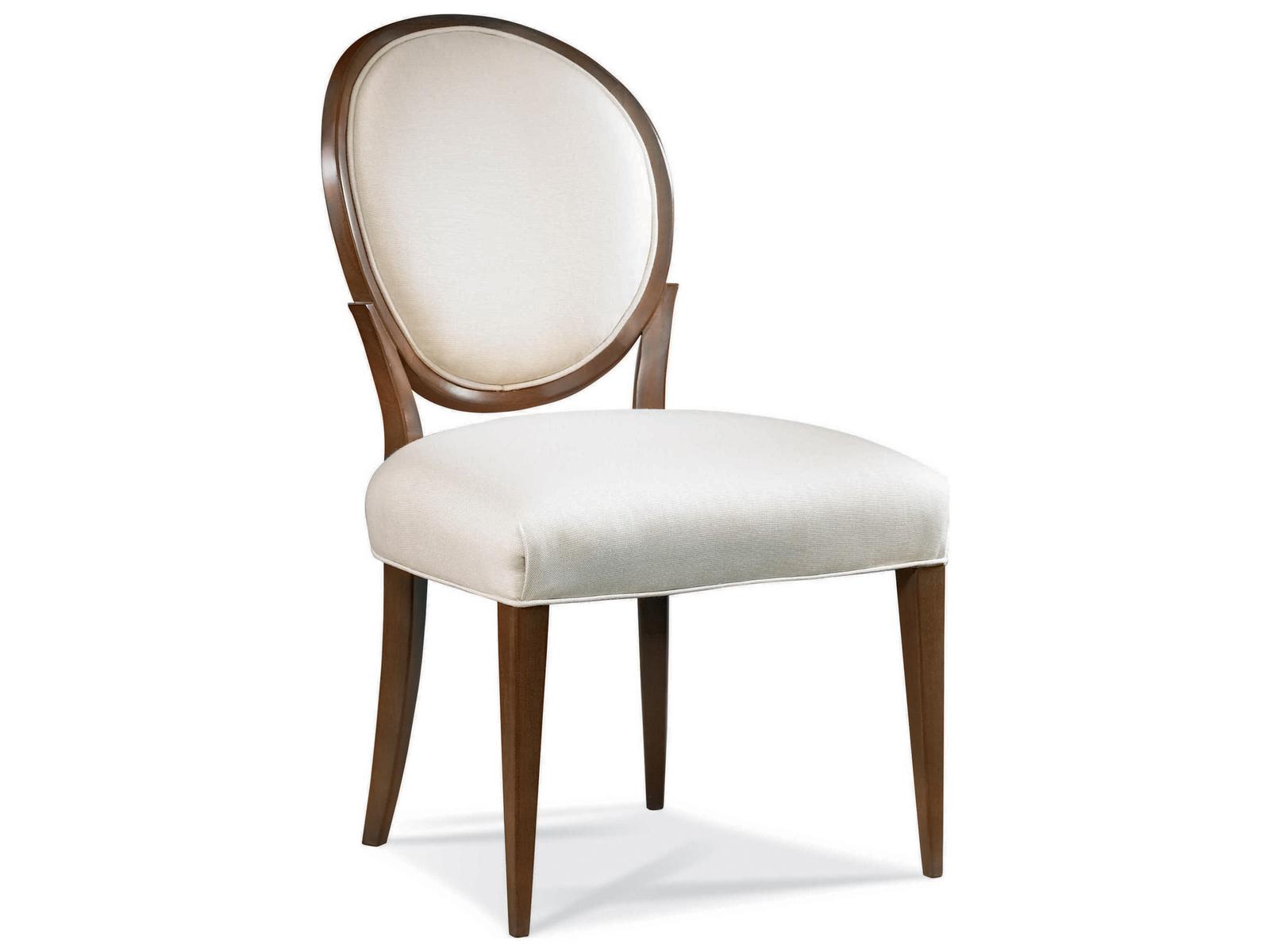 Stratos Katie Black Beech Wood Upholstered Oval Back Side Dining Chair