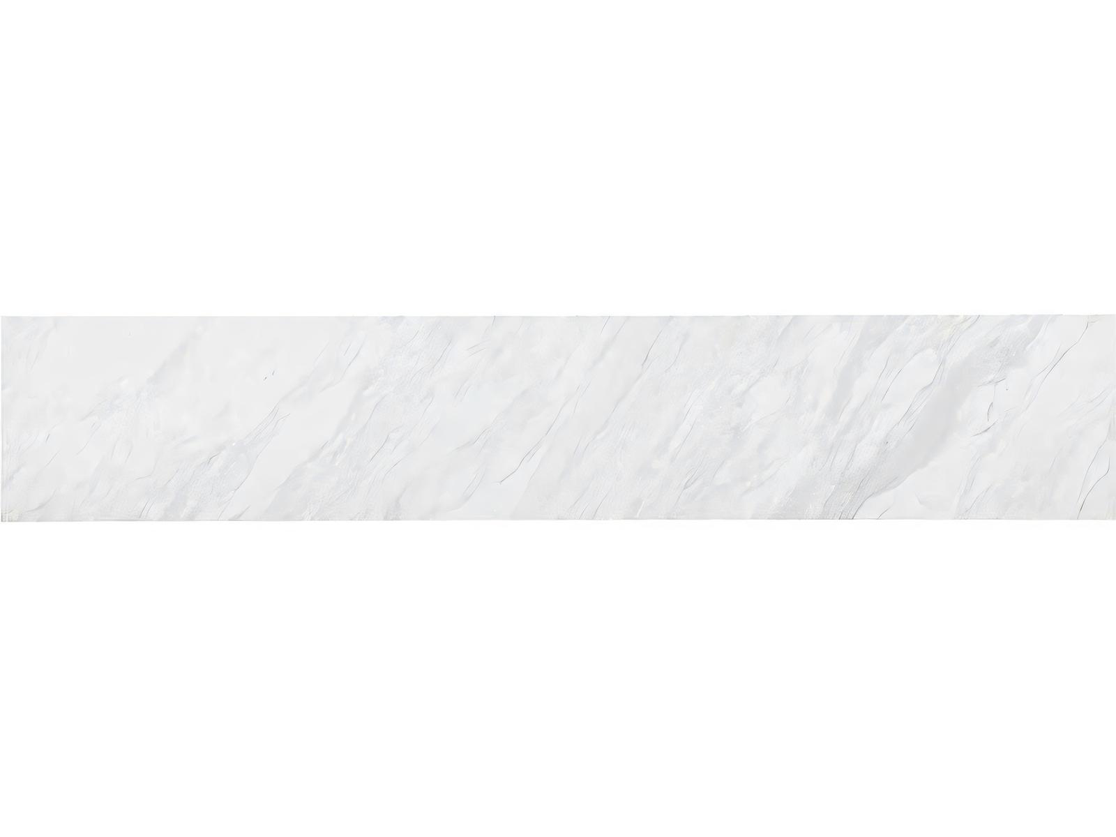 Reimagine Rectangular Console Table with Volakas Stone Top and Black Nickel Finish