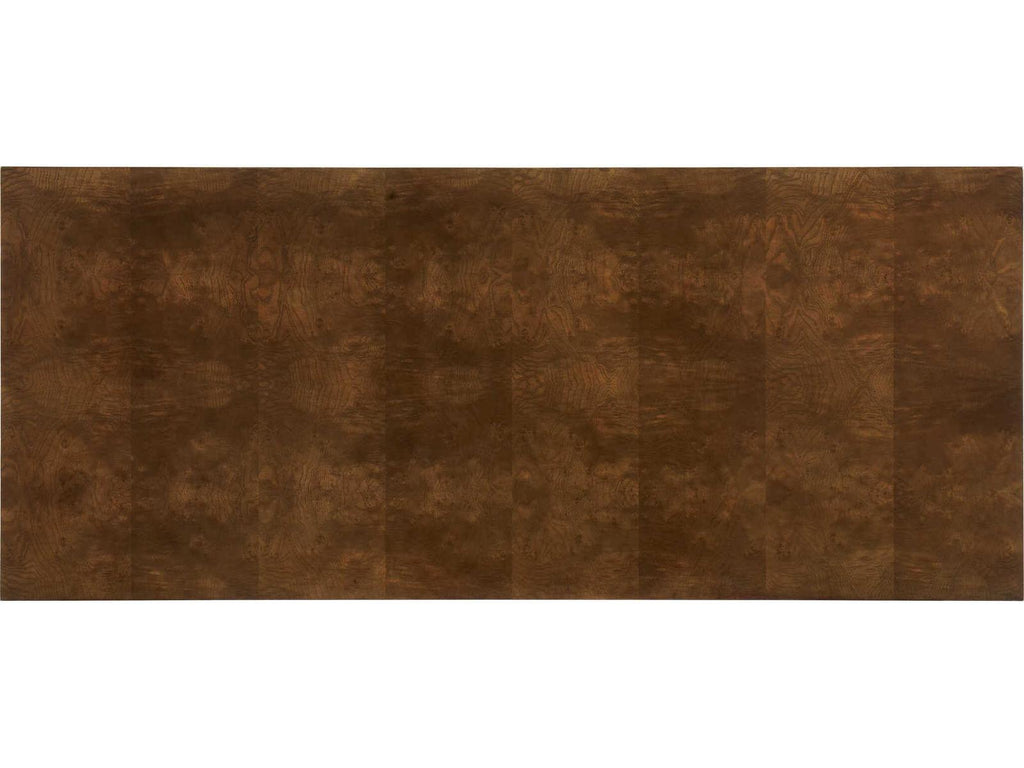 Grangier Rectangular Wood Cotswold Coffee Table with Brass Stretcher