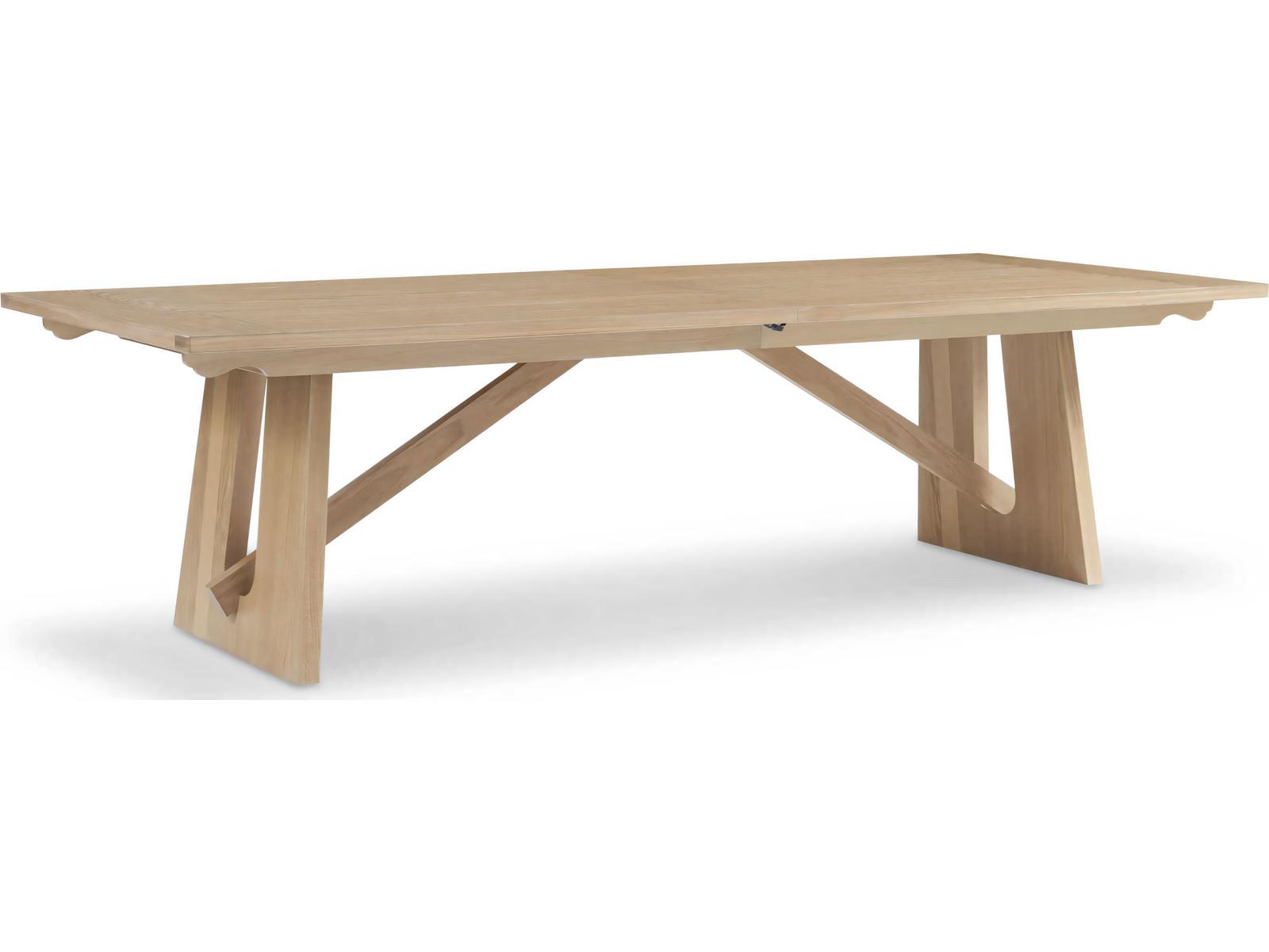 Revival Rectangular Wood Dining Table in Light Oak