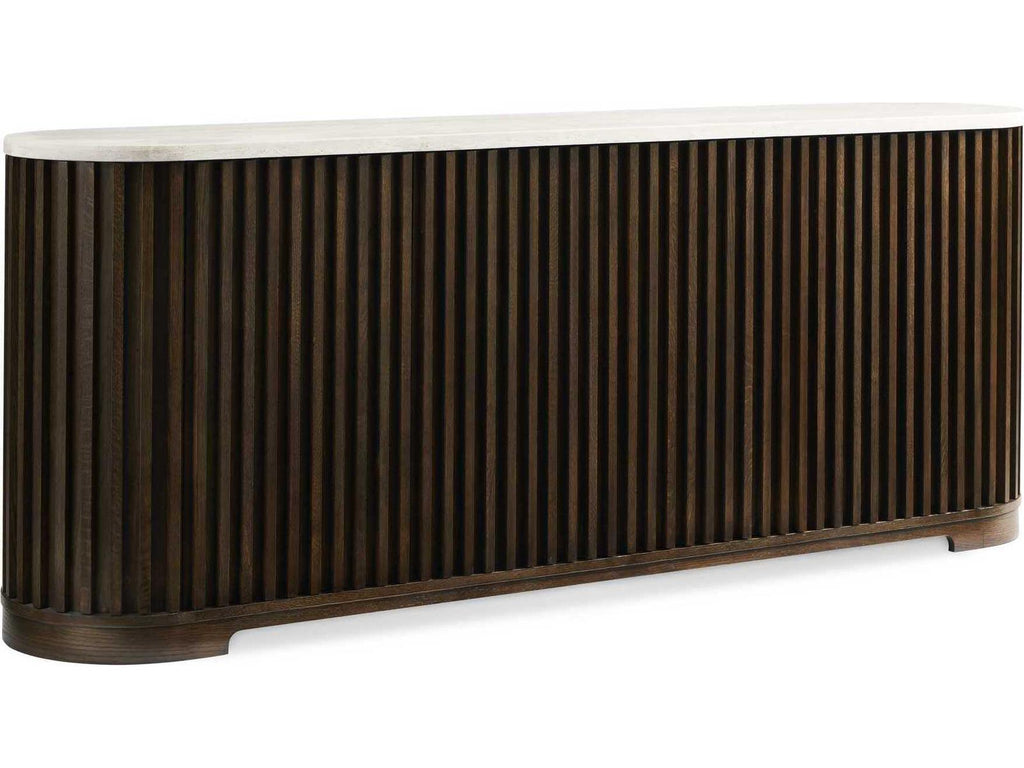 Revival 81 Oasis Oak Wood Credenza in Equestrian Brown