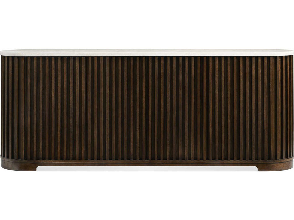 Revival 81 Oasis Oak Wood Credenza in Equestrian Brown