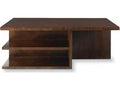 Skyloft Rectangular Wood Coffee Table in Walnut