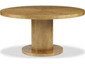 Leighton Round Wood Dining Table in Champagne