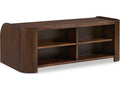 Hamilton Rectangular Wood Ash Coffee Table in Modern Walnut