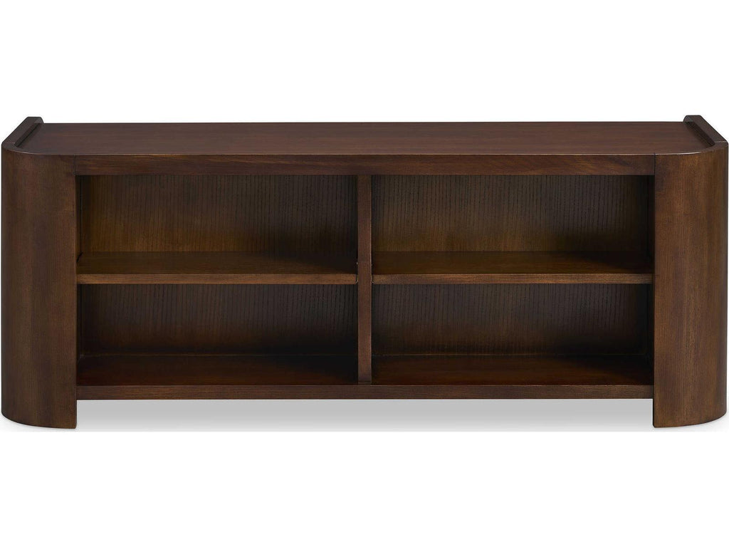 Hamilton Rectangular Wood Ash Coffee Table in Modern Walnut