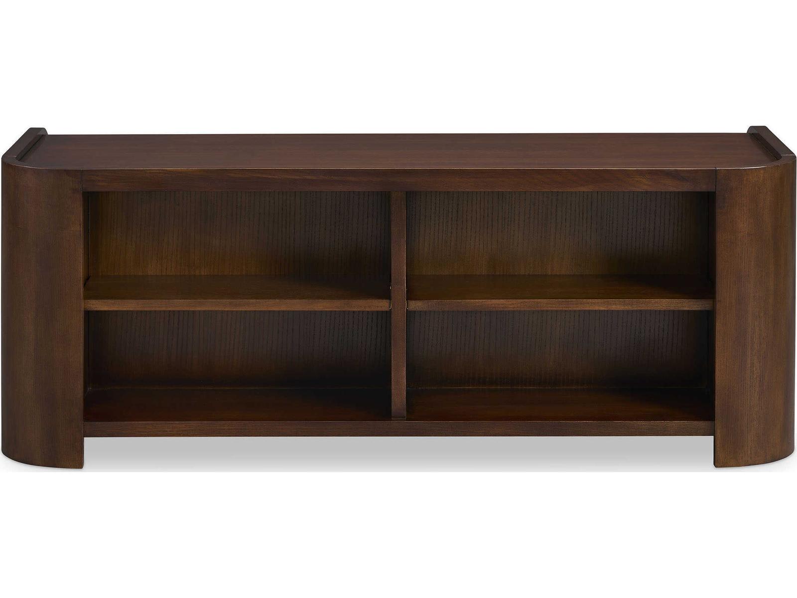 Hamilton Rectangular Wood Ash Coffee Table in Modern Walnut