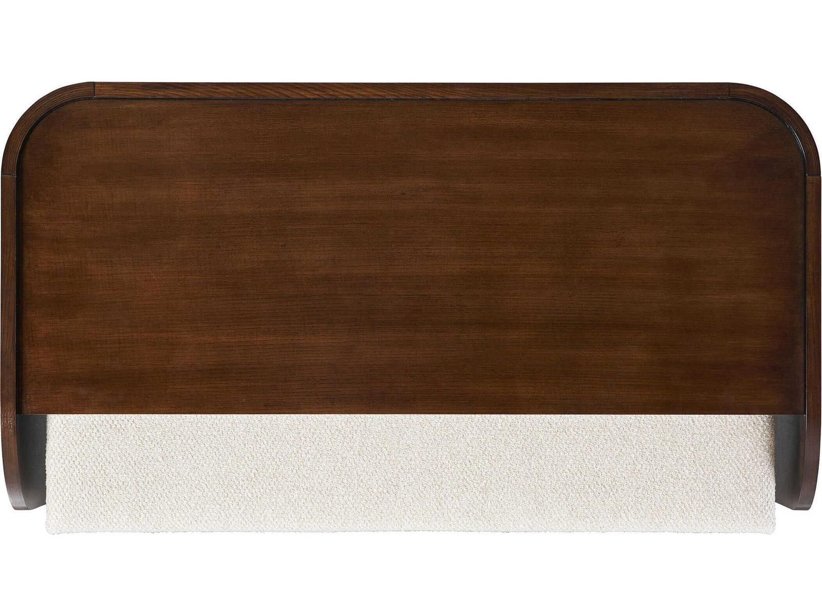 Hamilton Rectangular Wood Ash Coffee Table in Modern Walnut