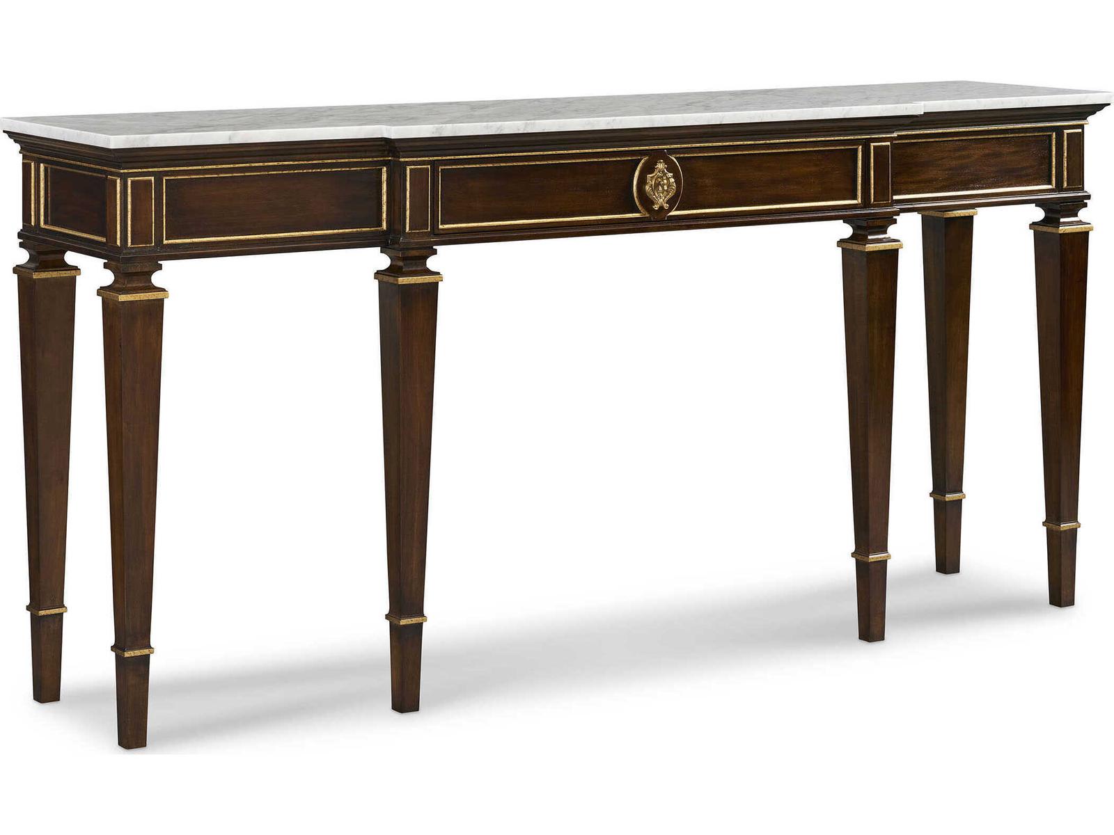 Cotswold Rectangular Stone Top Console Table