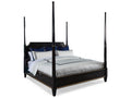 Innovation King Four Poster Bed in Black Tie Lacquer Finish