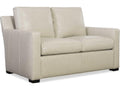 Hancock and Moore Lawson Fergus Bisque Leather Loveseat