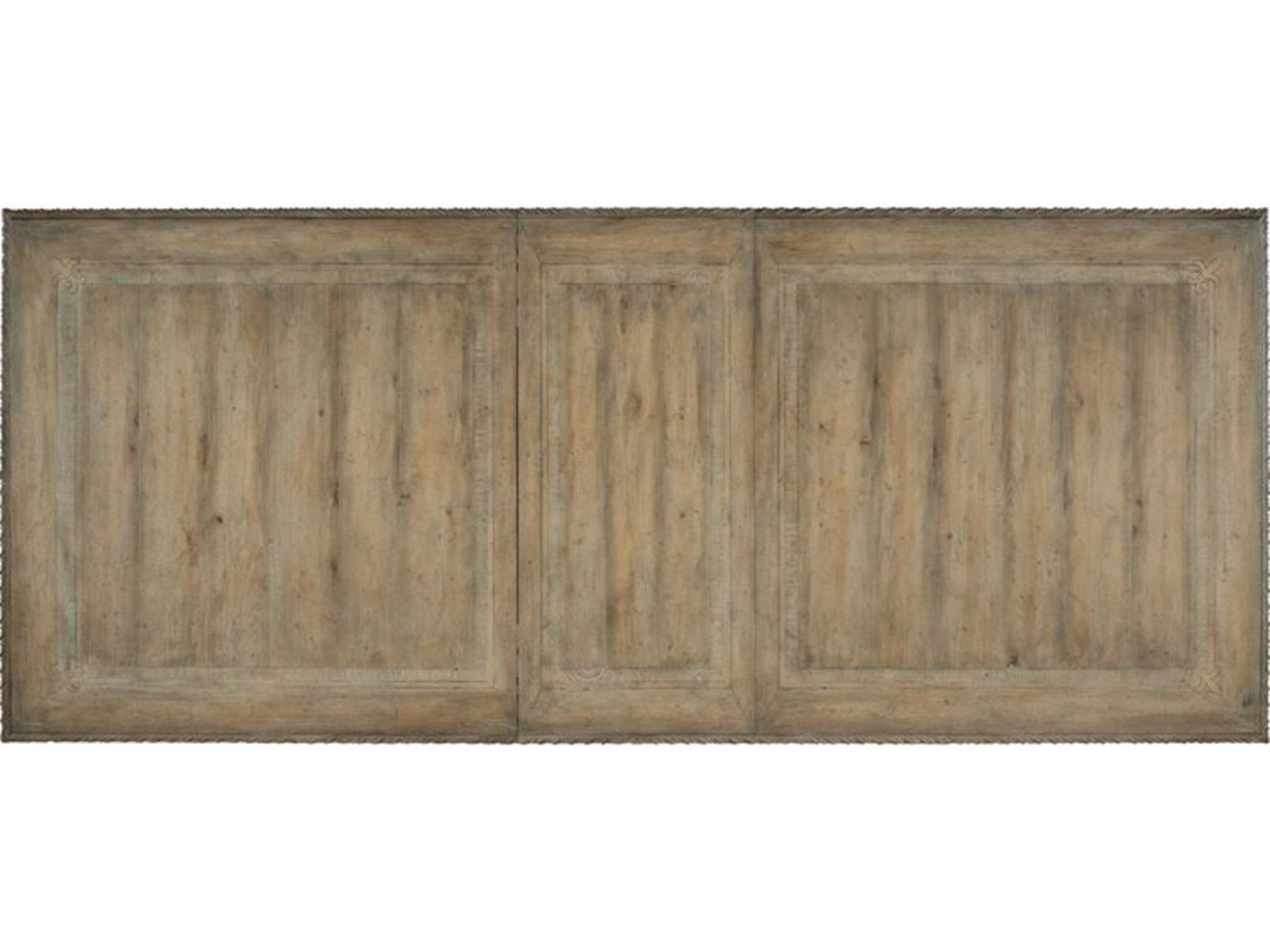Castella Rectangle Dining Table with Two Leaves in Antique Slate
