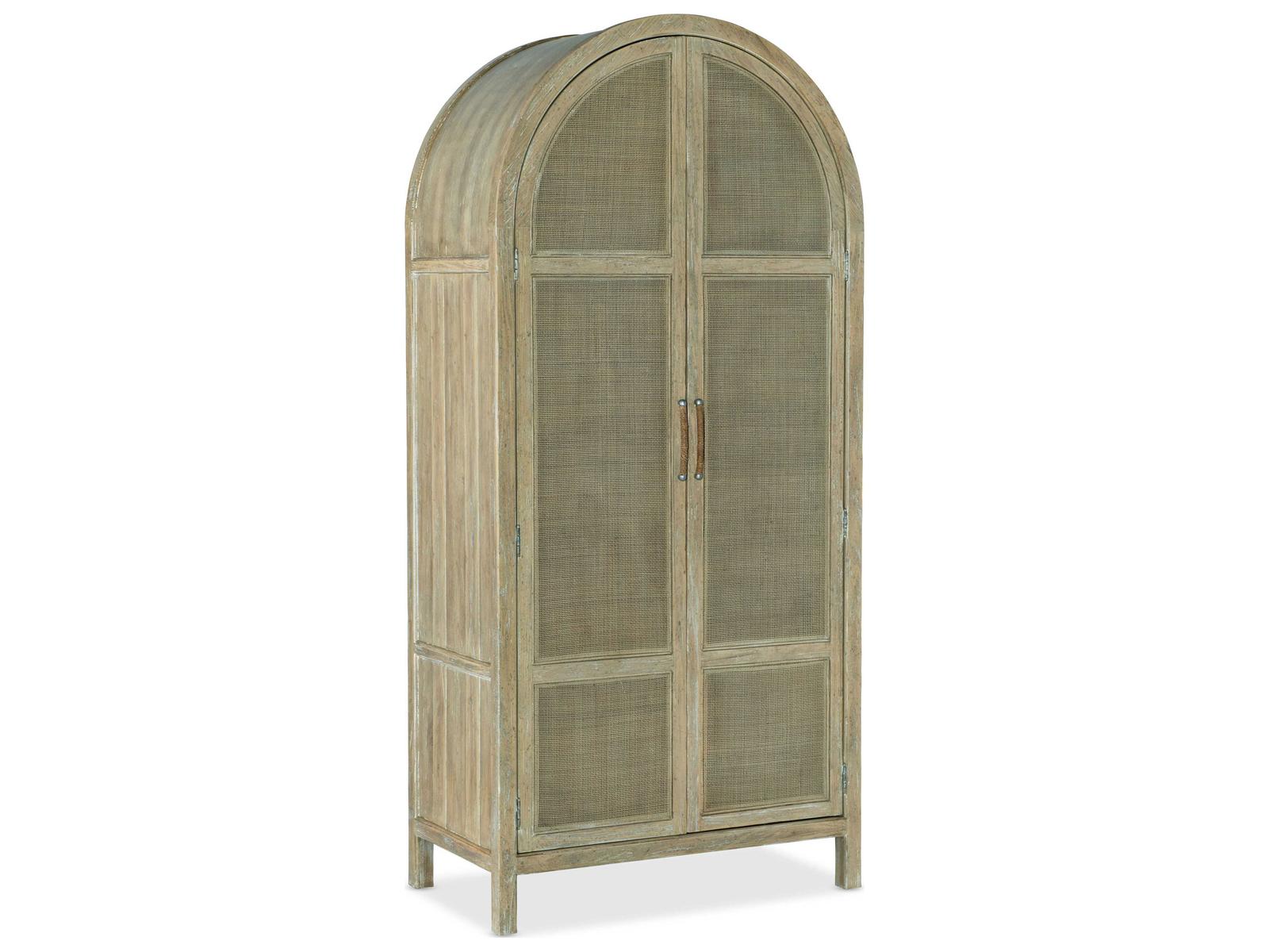 Heritage Driftwood Beige Wardrobe Armoire