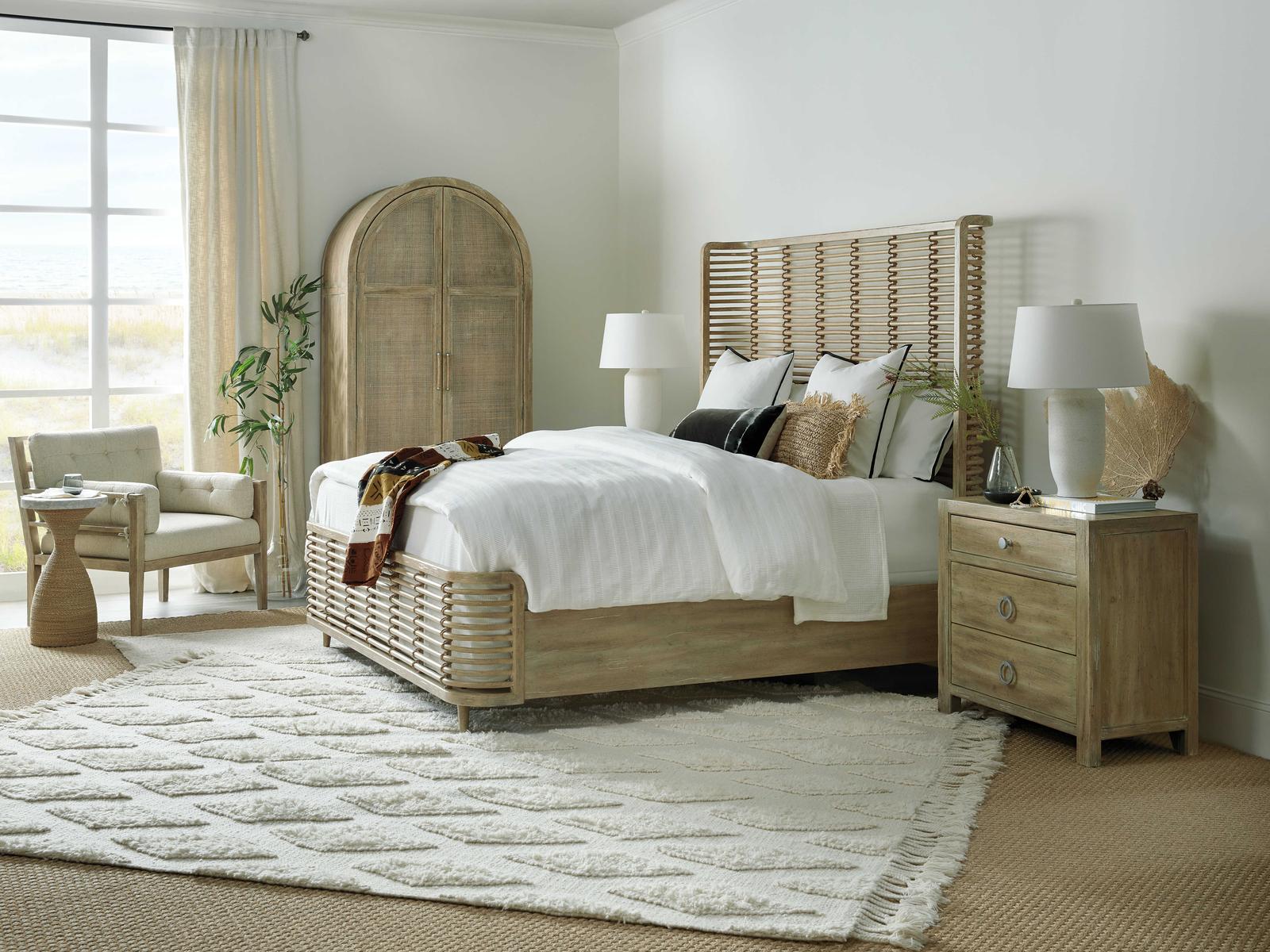 Heritage Driftwood Beige Wardrobe Armoire